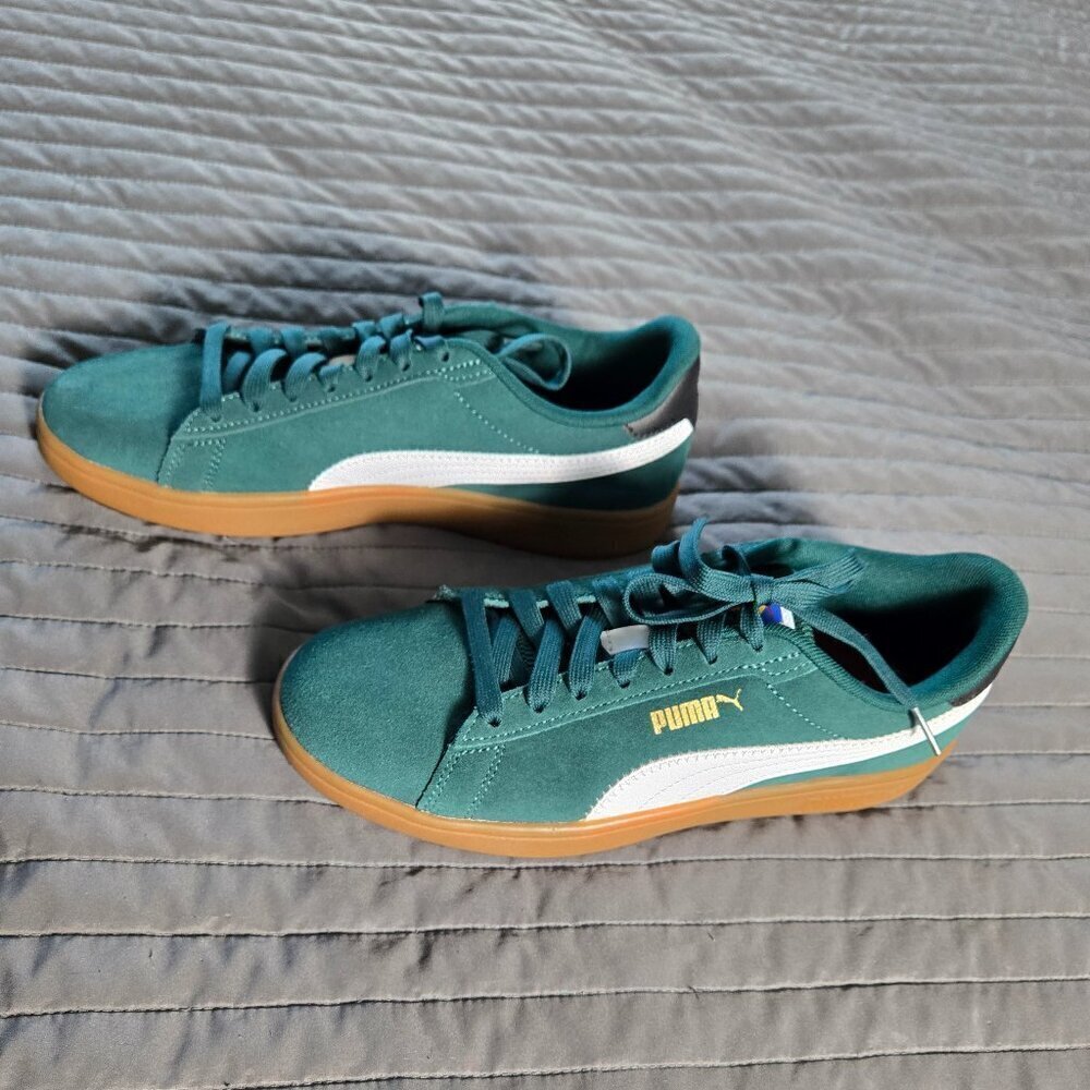 Puma Men's Smash 3.0 Year of Sports Lace Up Sneakers - 7.5 Green - Picture 2 of 7